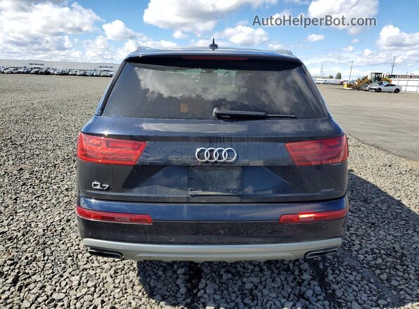 WA1AHAF7XHD042844 2017 AUDI Q7 Blue უკანა ხედი