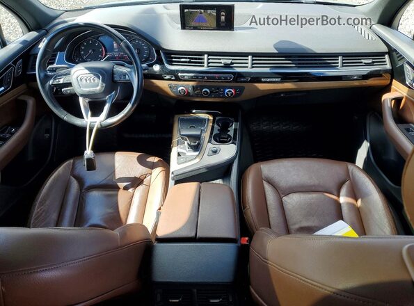 WA1AHAF7XHD042844 2017 AUDI Q7 Blue წინა პანელის ხედი