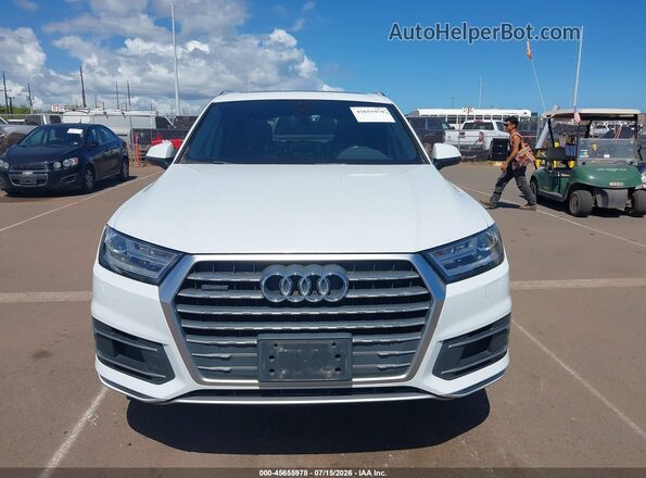 WA1AHAF7XHD059420 2017 AUDI Q7 White Вид щитка приладів