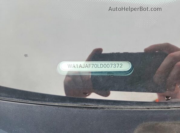 WA1AJAF70LD007372 2020 AUDI Q7 Gray Widok naklejki z numerem VIN