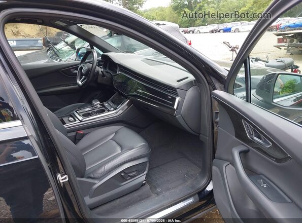 WA1AJAF70MD034184 2021 AUDI Q7 Black წინა სალონის ხედი
