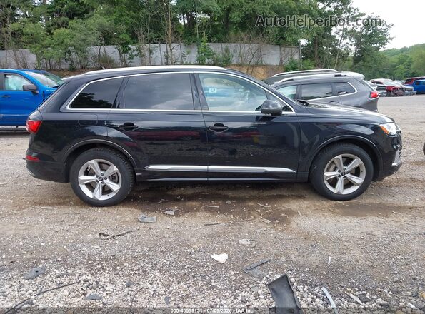 WA1AJAF70MD034184 2021 AUDI Q7 Black უკანა სალონის ხედი