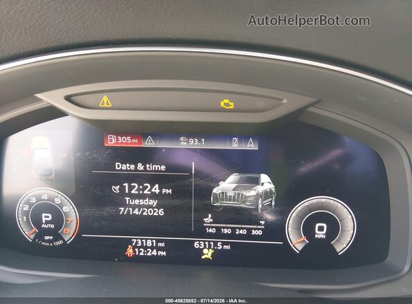 WA1AJAF75LD009585 2020 AUDI Q7 Серый Вид задних сидений
