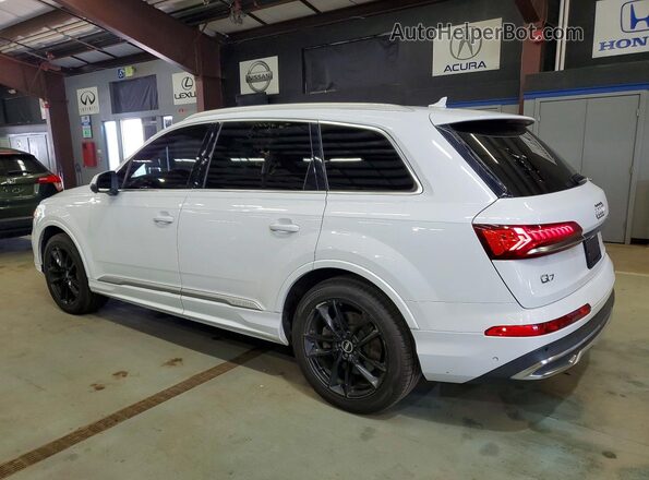 WA1AJAF79MD010062 2021 AUDI Q7 White უკანა მარცხენა