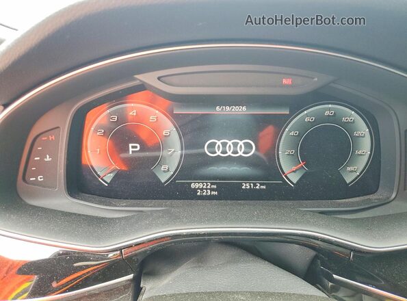 WA1AJAF7XMD033642 2021 AUDI Q7 Gray Սարքավորումների վահանակի տեսք