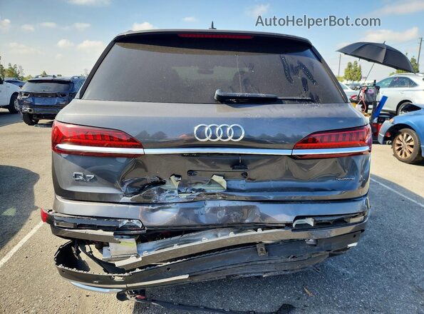WA1AJBF72ND020004 2022 AUDI Q7 Charcoal Widok z tyłu