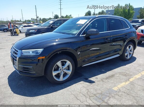 WA1ANAFY0L2042891 2020 AUDI Q5 Black Առջևի ձախ երեք քառորդ տեսարան