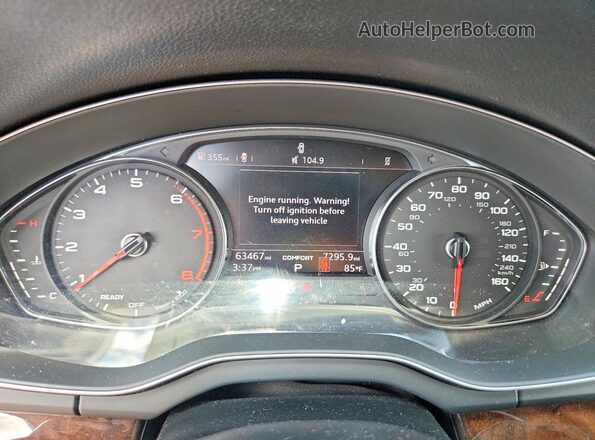 WA1ANAFY0L2058993 2020 AUDI Q5 Gray Instrument cluster view