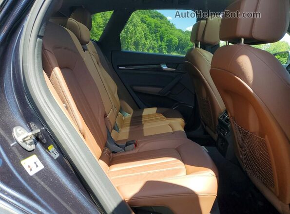 WA1ANAFY0L2106864 2020 AUDI Q5 Black Widok wnętrza z tyłu