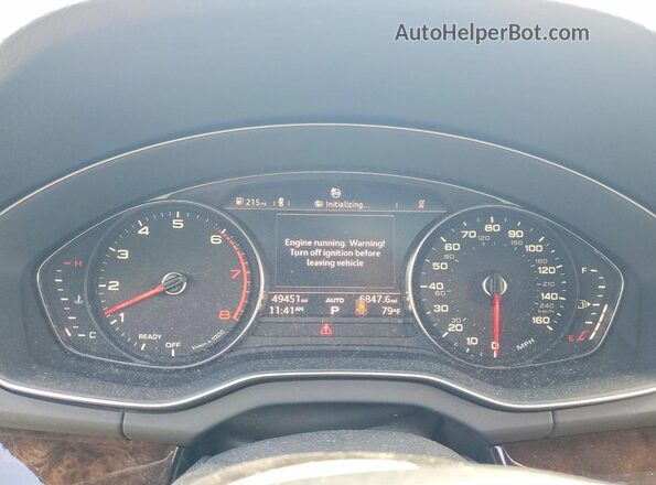 WA1ANAFY0L2106864 2020 AUDI Q5 Black Widok zestawu wskaźników