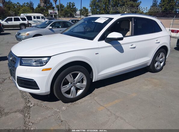 WA1ANAFY1J2006446 2018 AUDI Q5 White Vista tres cuartos delantera izquierda