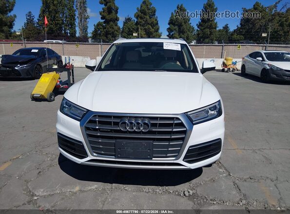WA1ANAFY1J2006446 2018 AUDI Q5 White Vista del cuadro de instrumentos