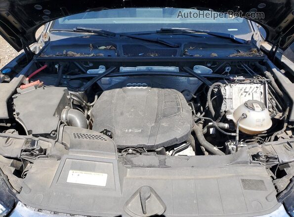 WA1ANAFY2J2021442 2018 AUDI Q5 Black Вид підкапотного простору