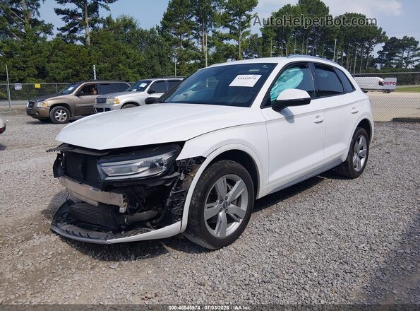 WA1ANAFY2J2213587 2018 AUDI Q5 Белый Передняя левая четверть