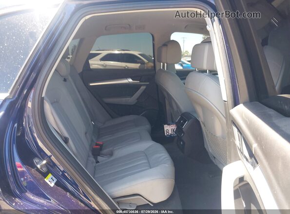 WA1ANAFY4J2017425 2018 AUDI Q5 Blue VIN կոդի պիտակի տեսք