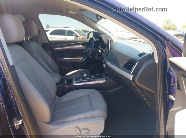 WA1ANAFY4J2017425 2018 AUDI Q5 Blue Սալոնի դիմացի տեսք