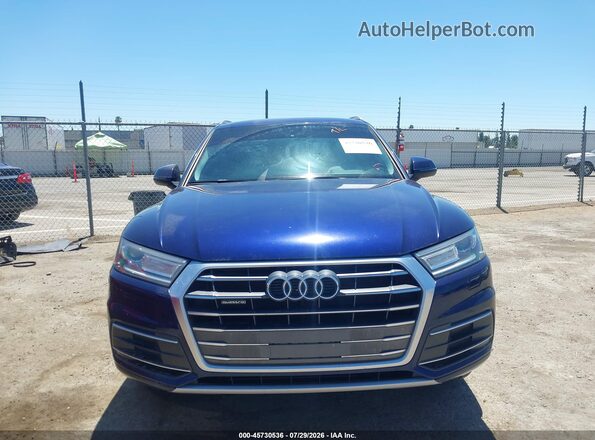 WA1ANAFY4J2017425 2018 AUDI Q5 Blue Սալոնի հետևի տեսք