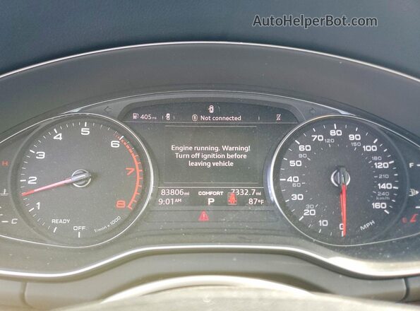 WA1ANAFY4K2092062 2019 AUDI Q5 White Vista del cuadro de instrumentos