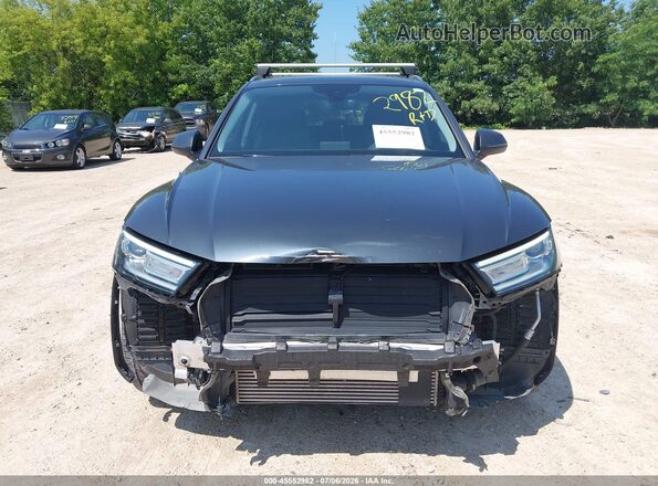 WA1ANAFY4L2028623 2020 AUDI Q5 Black Widok wnętrza z tyłu