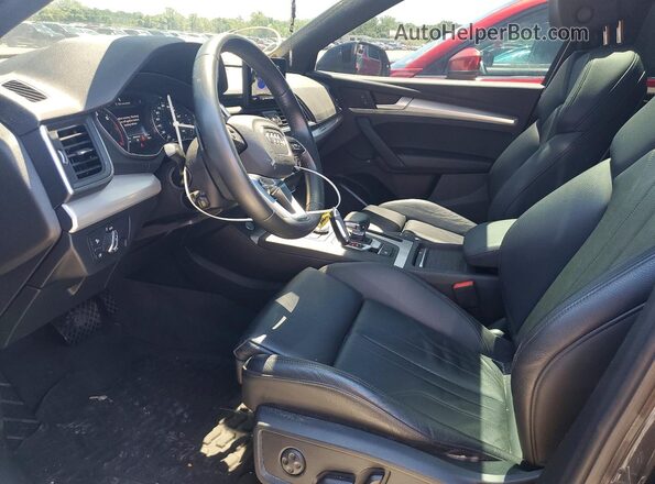 WA1ANAFY5L2112787 2020 AUDI Q5 Gray Widok wnętrza z przodu