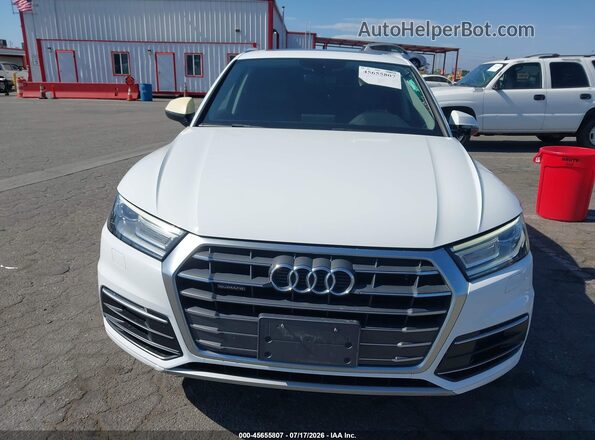 WA1ANAFY6J2010086 2018 AUDI Q5 White Սարքավորումների վահանակի տեսք