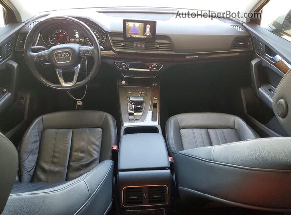 WA1ANAFY6J2014509 2018 AUDI Q5 White Вид панелі приладів