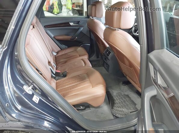 WA1ANAFY6J2220509 2018 AUDI Q5 Blue VIN კოდის სტიკერის ხედი
