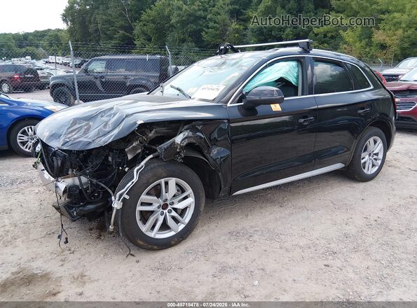 WA1ANAFY6L2038859 2020 AUDI Q5 Black Առջևի ձախ երեք քառորդ տեսարան