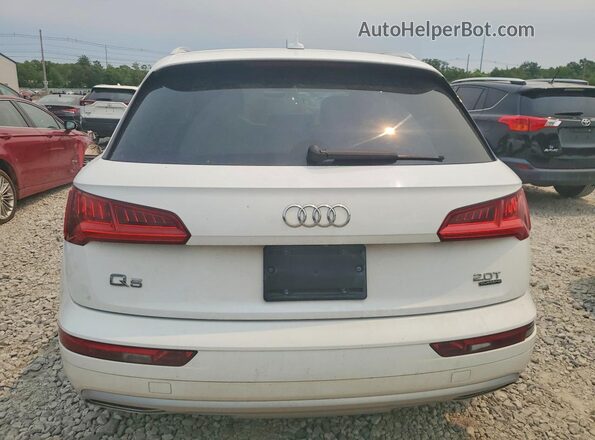 WA1ANAFY7J2018522 2018 AUDI Q5 White Widok z tyłu