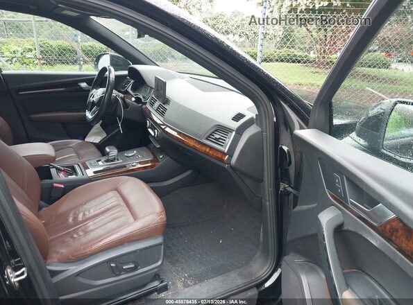 WA1ANAFY7J2023381 2018 AUDI Q5 Black Вид салону спереду