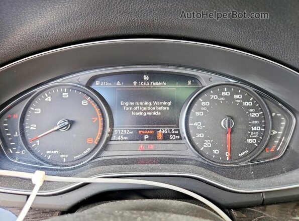 WA1ANAFY7L2033542 2020 AUDI Q5 Белый Вид щитка приборов