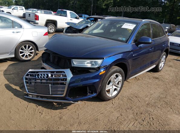 WA1ANAFY8J2068667 2018 AUDI Q5 Синий Передняя левая четверть