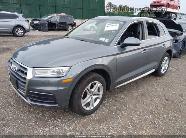 WA1ANAFY8K2070811 2019 AUDI Q5 Gray Vista tres cuartos delantera izquierda