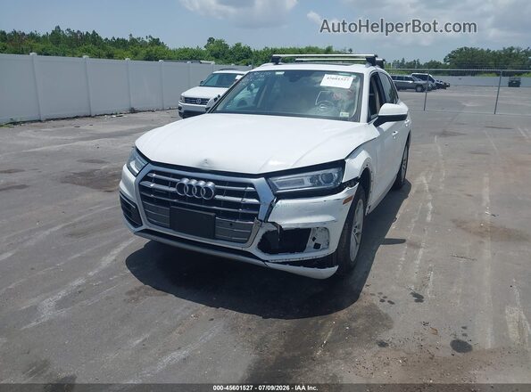 WA1ANAFY8L2040693 2020 AUDI Q5 White წინა მარცხენა ხედი სამი მეოთხედიდან
