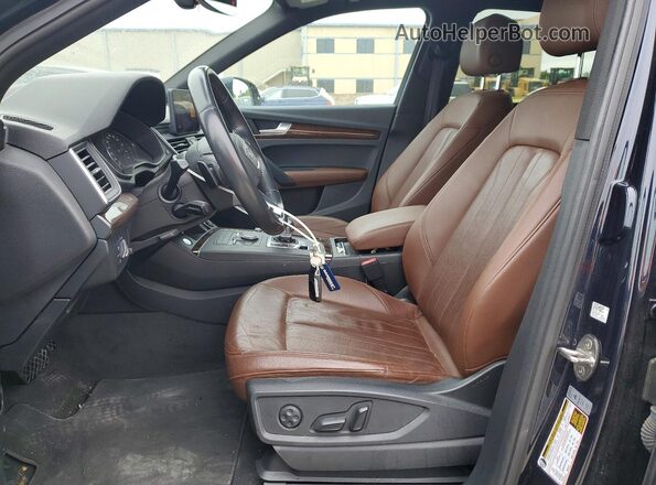 WA1ANAFY8L2101072 2020 AUDI Q5 Синий Вид салона спереди