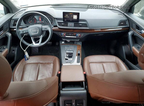 WA1ANAFY8L2101072 2020 AUDI Q5 Синий Вид панели приборов