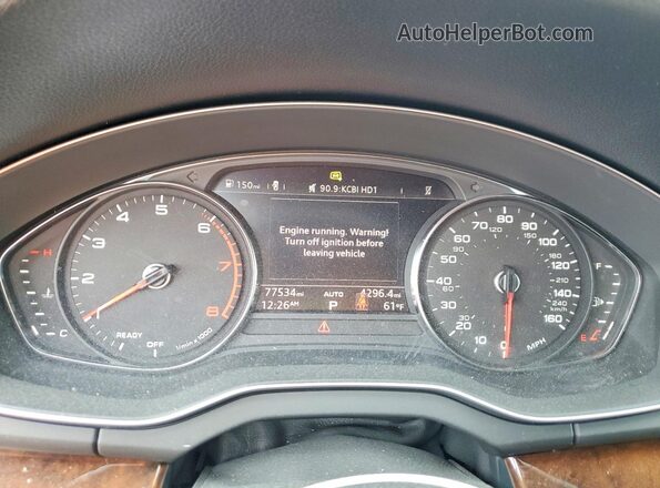 WA1ANAFY8L2101072 2020 AUDI Q5 Синий Вид щитка приборов