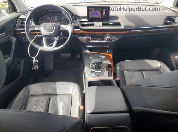 WA1ANAFY9J2029618 2018 AUDI Q5 Синий Вид панели приборов