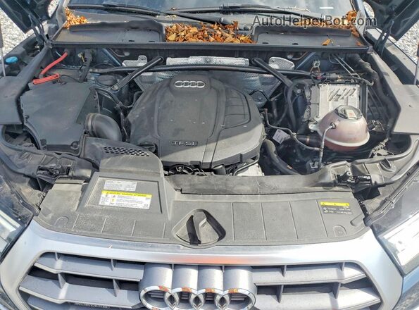 WA1ANAFY9J2029618 2018 AUDI Q5 Синий Вид задней части салона