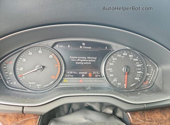 WA1ANAFY9K2054892 2019 AUDI Q5 Gray Instrument cluster view