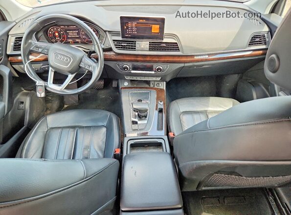 WA1ANAFYXJ2195419 2018 AUDI Q5 Silver Dashboard view