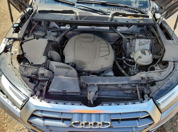 WA1ANAFYXJ2195419 2018 AUDI Q5 Silver Engine compartment view
