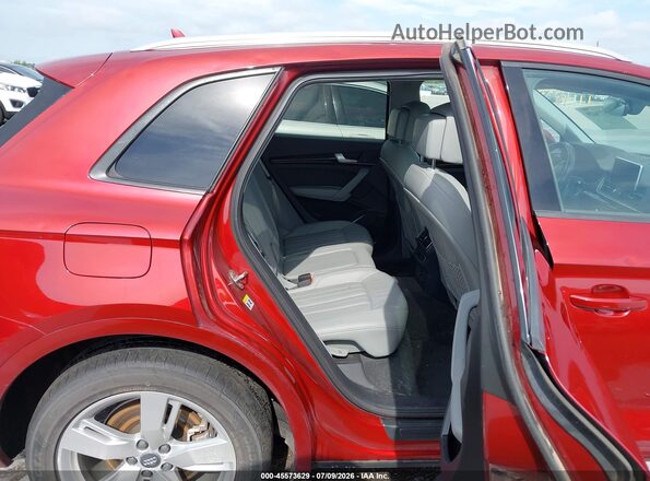 WA1ANAFYXJ2202580 2018 AUDI Q5 Maroon Vista de la etiqueta del VIN