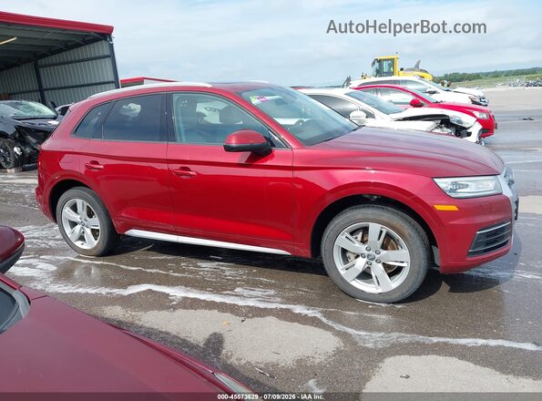 WA1ANAFYXJ2202580 2018 AUDI Q5 Maroon Vista interior trasera