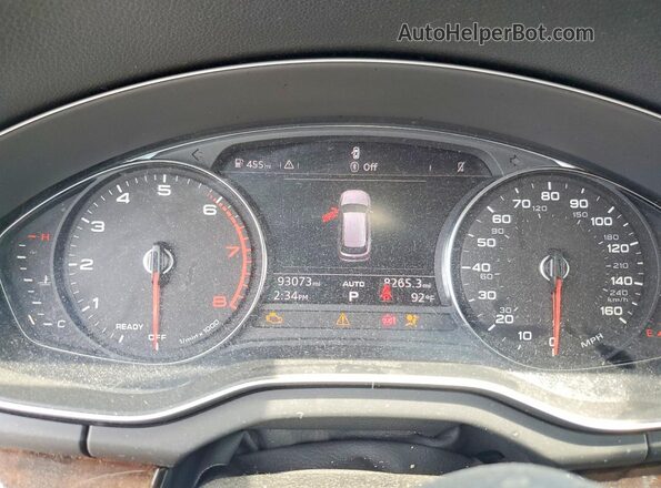 WA1ANAFYXK2118308 2019 AUDI Q5 Black Vista del cuadro de instrumentos