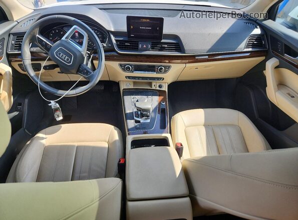 WA1ANAFYXL2024916 2020 AUDI Q5 White Vista del salpicadero