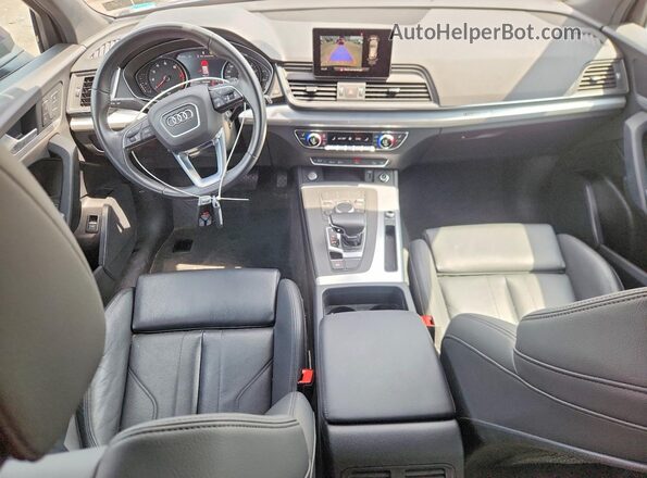 WA1ANAFYXL2111747 2020 AUDI Q5 Blue Widok deski rozdzielczej