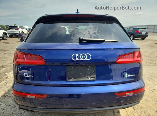 WA1ANAFYXL2111747 2020 AUDI Q5 Blue Widok z tyłu