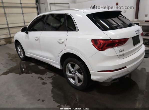 WA1AUCF31M1097375 2021 AUDI Q3 White Հետևի ձախ