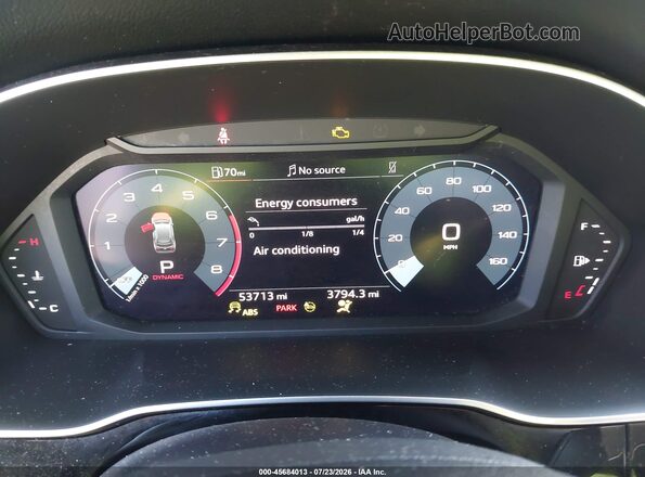 WA1AUCF34N1008111 2022 AUDI Q3 Белый Вид задних сидений